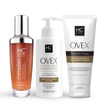 HC Complex, Ovex Şampuan, Ovex Maske 3'lü Saç Bakım Seti