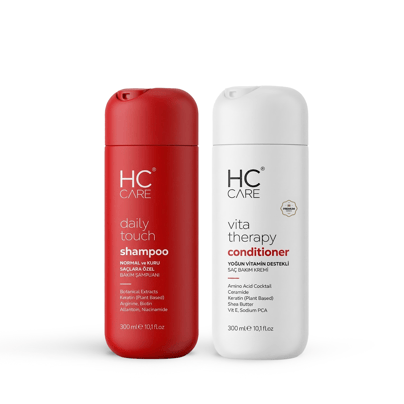 HC Şampuan, Saç Kremi 2'li Set - 340 + 340 ml.