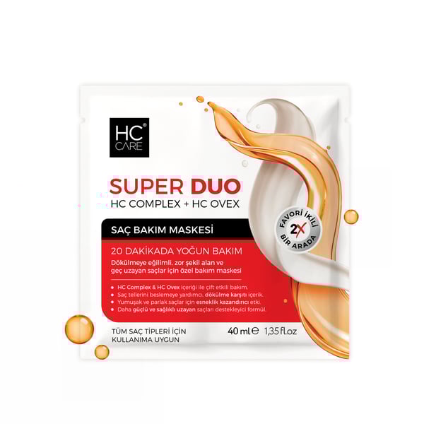 HC Super Duo Saç Maskesi - 40 ml.