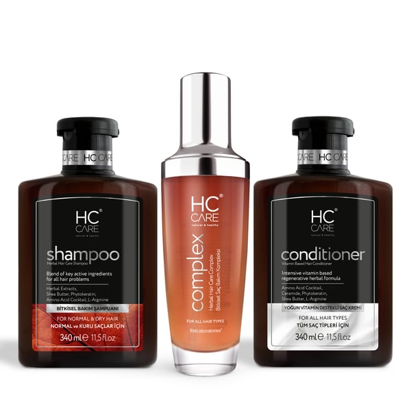 HC Complex, Şampuan, Saç Kremi 3'lü Saç Bakım Seti