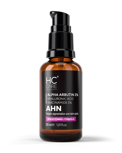 HC Alpha Arbutin %2, Hyaluronic Acid, Niacinamide %5 Serum (Leke Karşıtı ve Aydınlatıcı) - 30 ml.