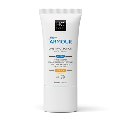 HC Face Armour 4 Etkili Günlük Koruyucu Güneş Kremi - 50 ml.
