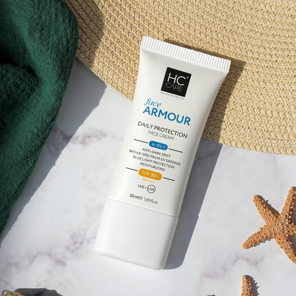 HC Face Armour 4 Etkili Günlük Koruyucu Güneş Kremi - 50 ml.