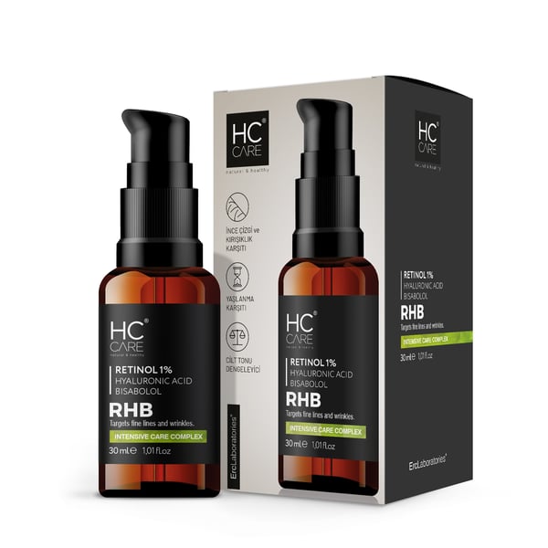 HC Retinol %1 Cilt Bakım Serumu, Kırışıklık ve Yaşlanma Karşıtı - 30 ml.