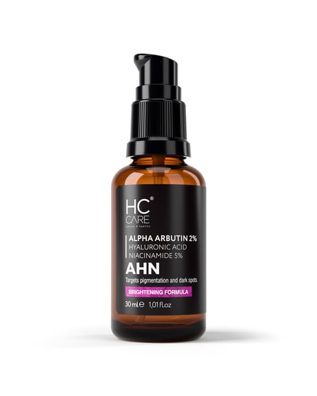 HC Alpha Arbutin %2, Hyaluronic Acid, Niacinamide %5 Serum (Leke Karşıtı ve Aydınlatıcı) 30 ml