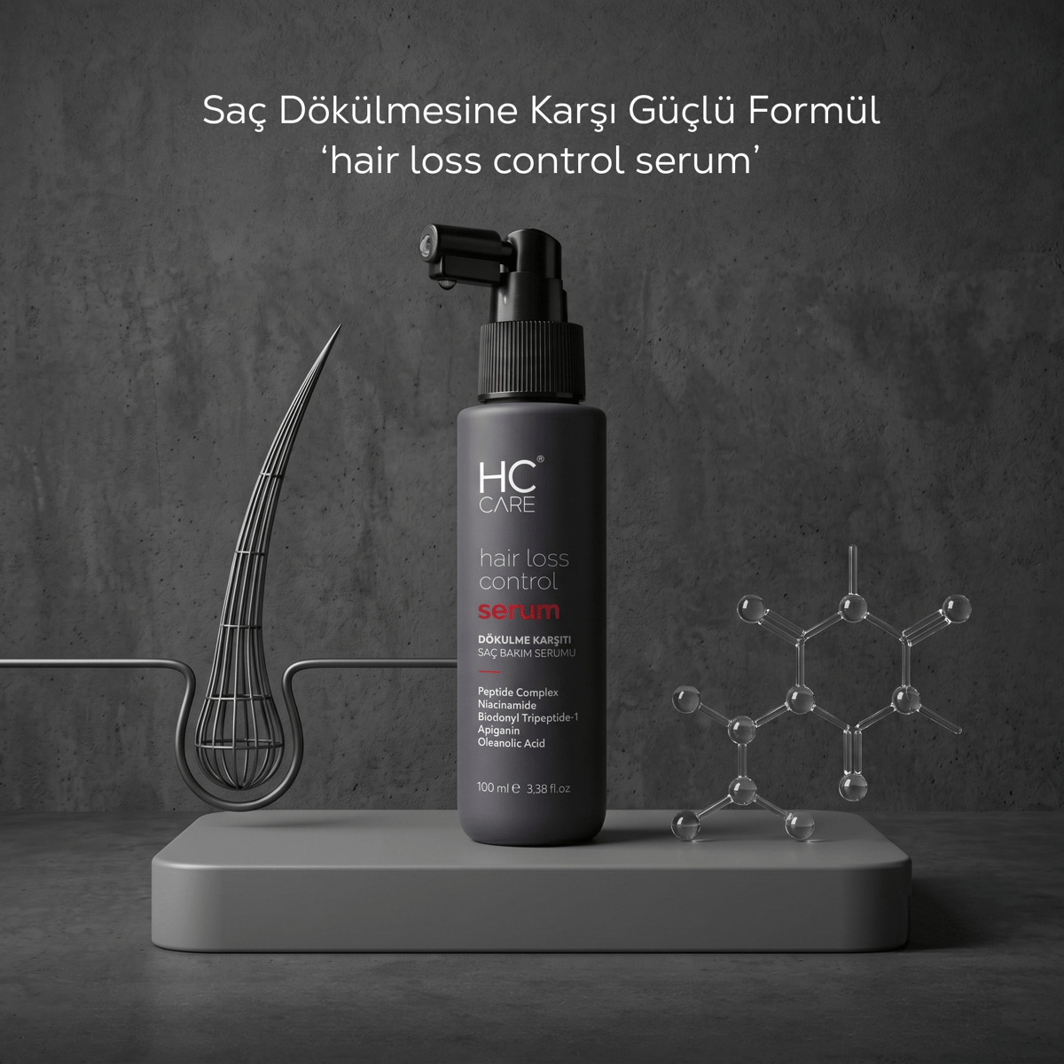 HC Hair Loss Control Dökülme Karşıtı Saç Serumu - 100 ml.